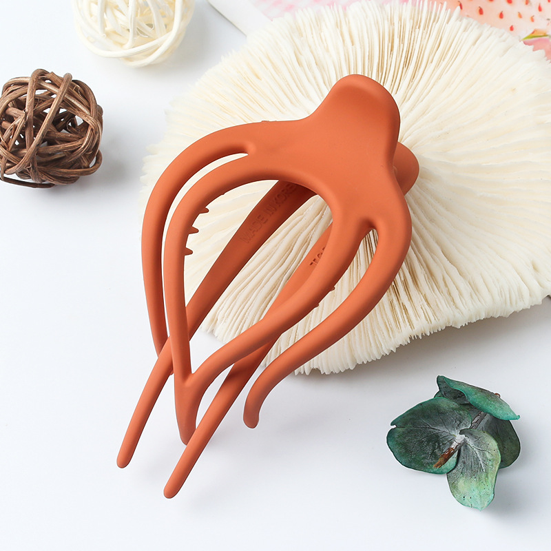 Pinzas para el pelo grandes para mujer, pinza de plástico acrílico con flor, garra de pasador con pico de pato, horquilla para niña, herramientas de peinado, accesorios para el cabello: Blanco