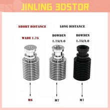 chłodnica samochodowa bezpośredni włókno Bowden robić V6 j-głowa wytłaczarka przebrnąć 1.75mm/3.0mm części robić drukarek 3D akcesoria krótka duża odległość