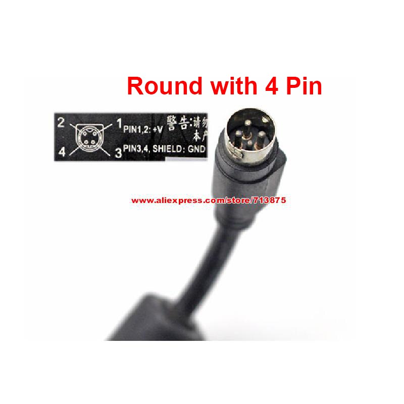 Echte 12V 6,67 A AC Adapter Runde mit 4 Stift Stecker 80W Ladegerät für LTE LTE90E-S2-2 Netzteil