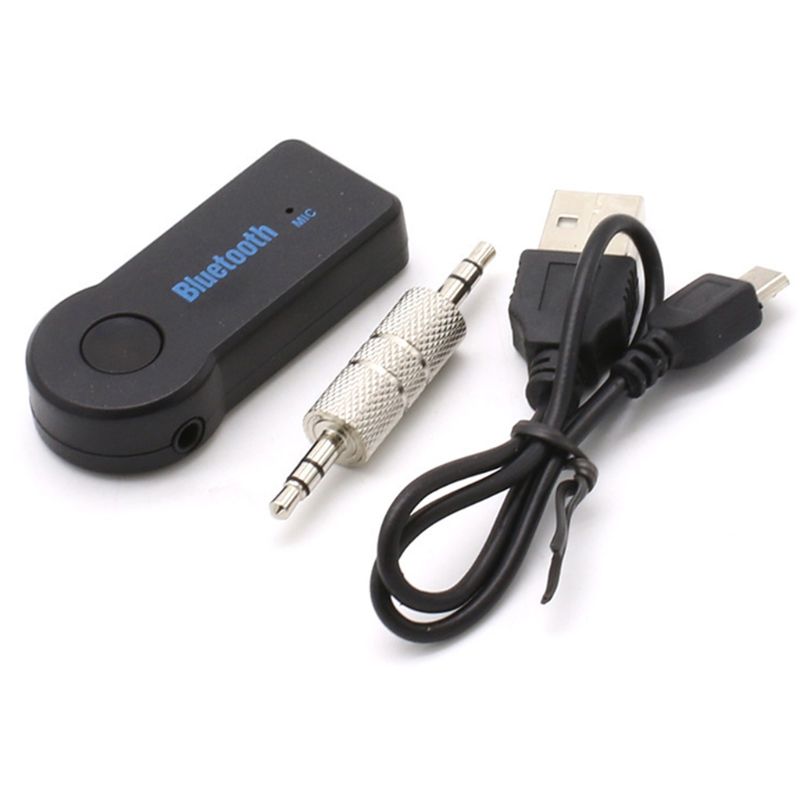 Aux 3.5mm jack bluetooth modtager bil trådløs adapter sender musikmodtager
