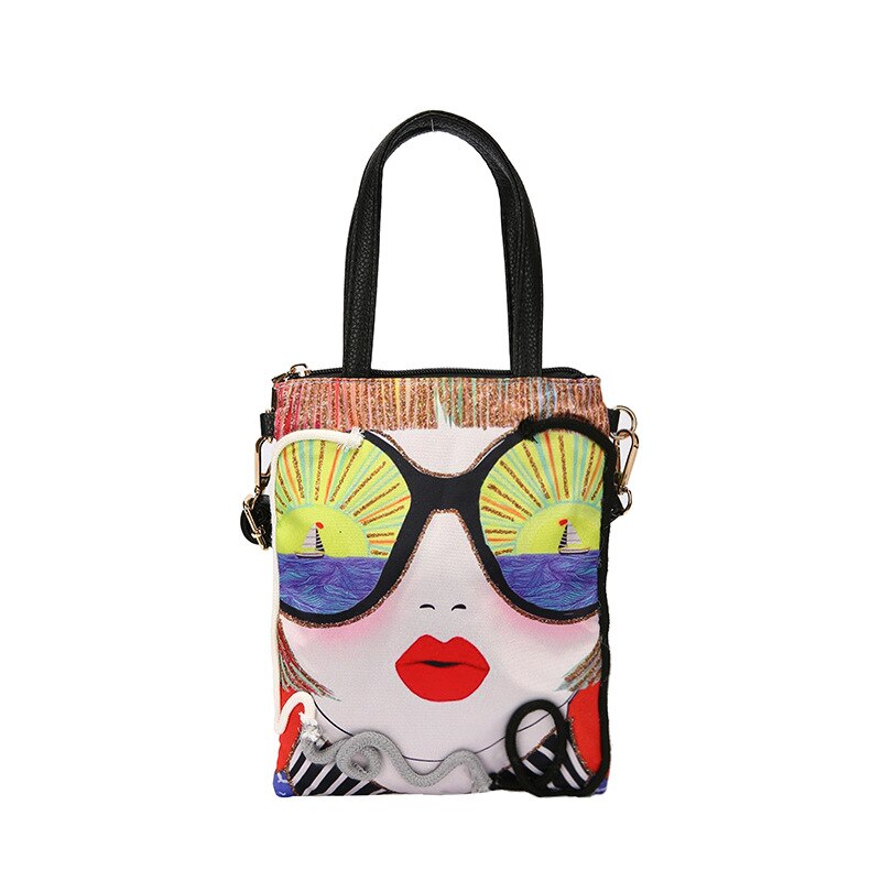 Leren damestassen en handtassen met pailletten, crossbody tas, schoudertas voor dames, casual tas: C