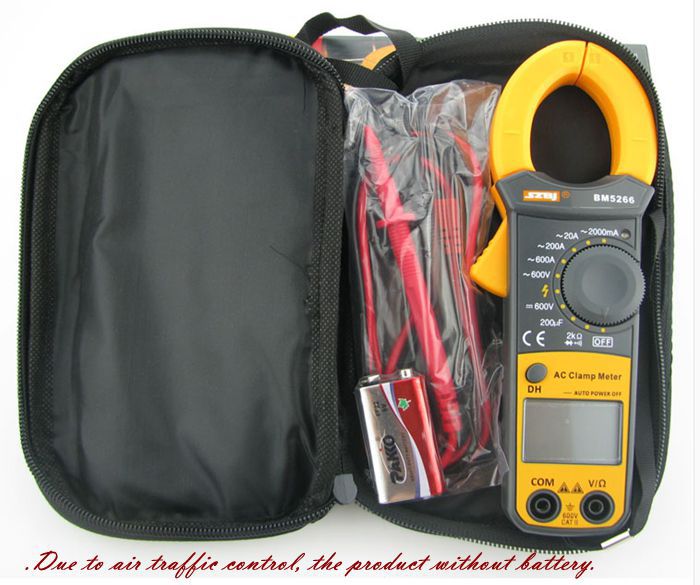 SZBJ BM5266 digital clamp meter, ammeter,can measure capacitance, FireWire discrimination, clamp multimeter.