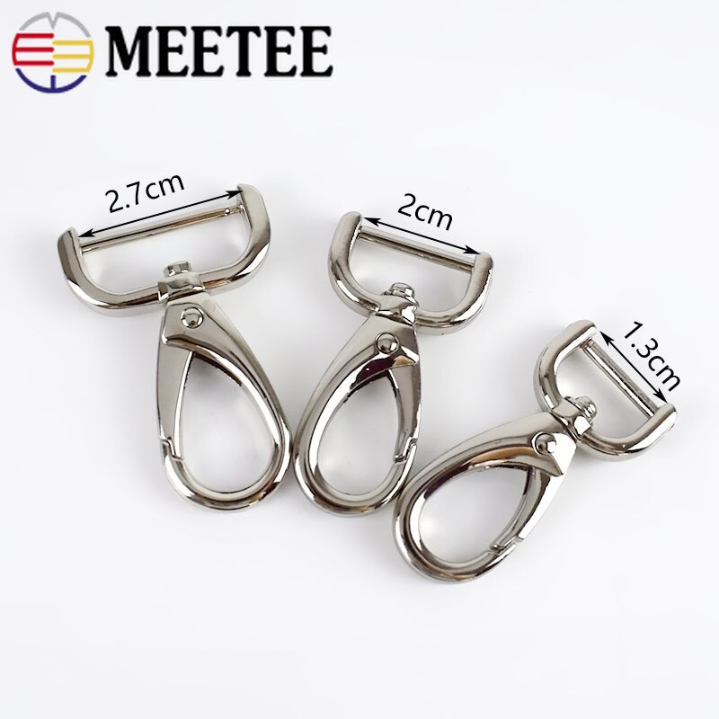 2 stk 16/20/25/38mm metalspænder aftagelig hummer karbinhage hundehalsbånd nøglering drejelige trigger clips karabok gør-det-selv tilbehør