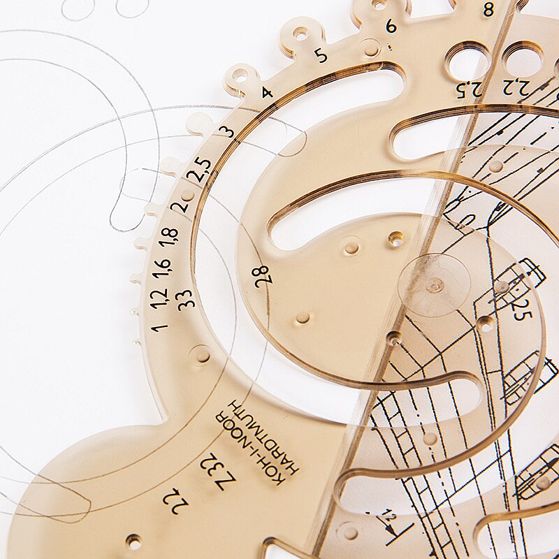 Radius ruler Surveying And Mapping Drawing Tools Foot Ten Kinds Of Style Multipurpose Template Ruler