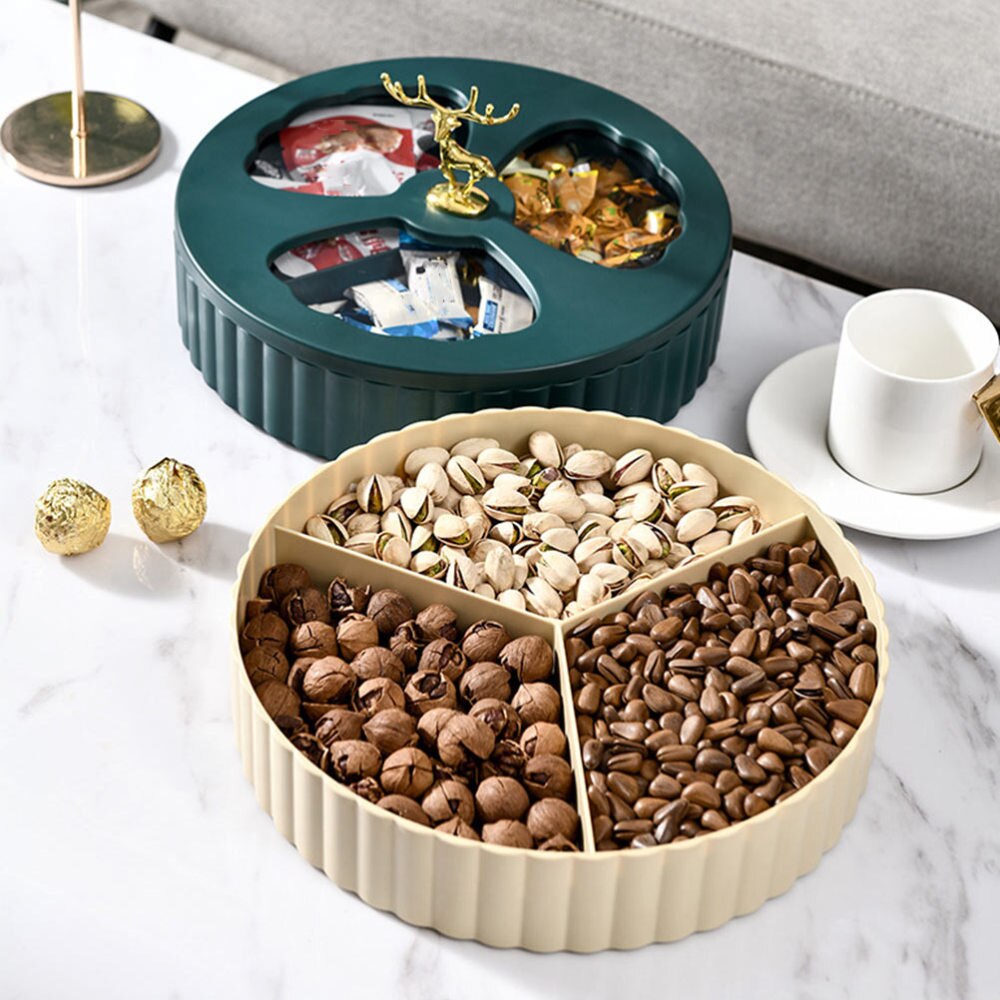 1pc stue oppbevaringsplate tebord godteri skuff snack matrett for hjemmet