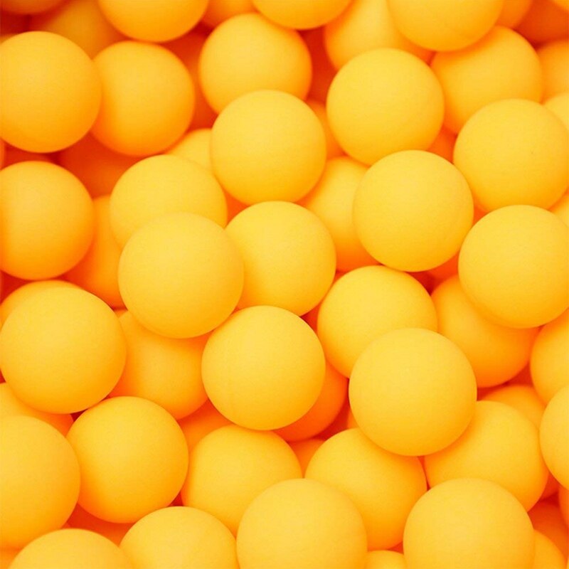 Pelotas de entrenamiento de tenis de mesa, 50 piezas, 40mm, Yelow/White Ran