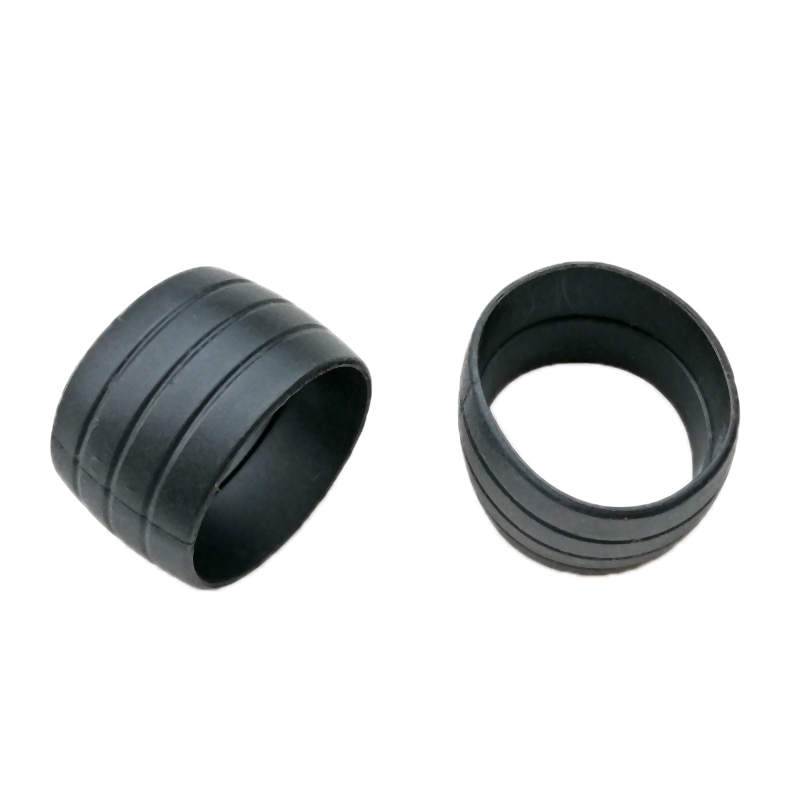 2 stk cykelhåndtag tape fastgørelse løkker cykel håndtag greb wrap holder ringe cykling bartape rem bælte fastgør ærme: Sort