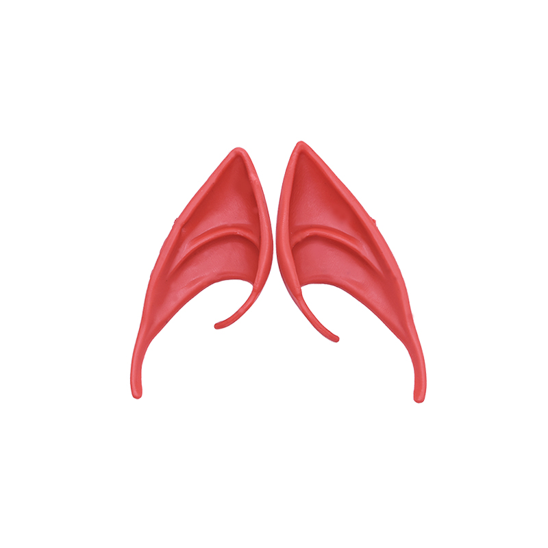 1 paio di orecchie da elfo in reticolo fata angelo vestire orecchie finte puntelli forniture Cosplay mezza orecchio festa di Halloween puntelli foto decorazioni natalizie: A04 piccolo