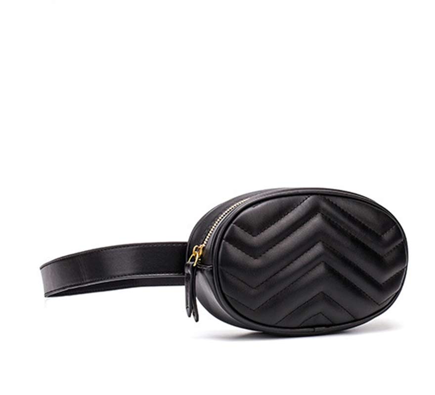 Casual schattige meisjes dames dames trendy ronde heuptas rits portemonnee creditcard verpakking muntzakje kleine tas