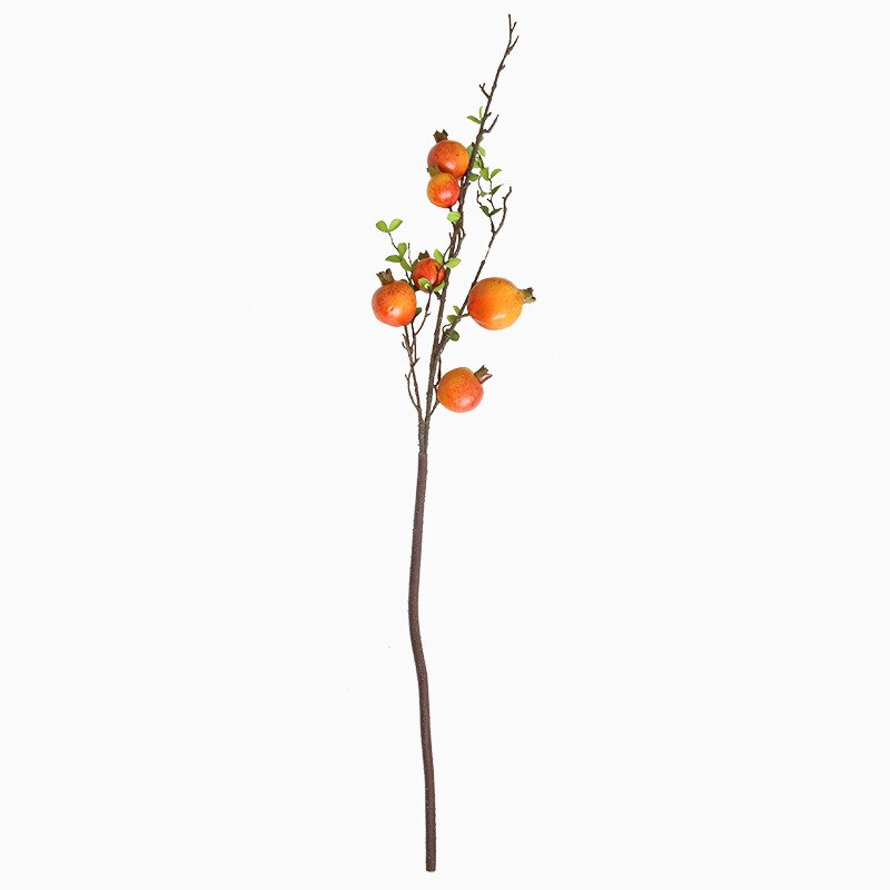 Granateple simulering frukt hjem dekorasjon bryllupet bukett holder veien blomst vegg