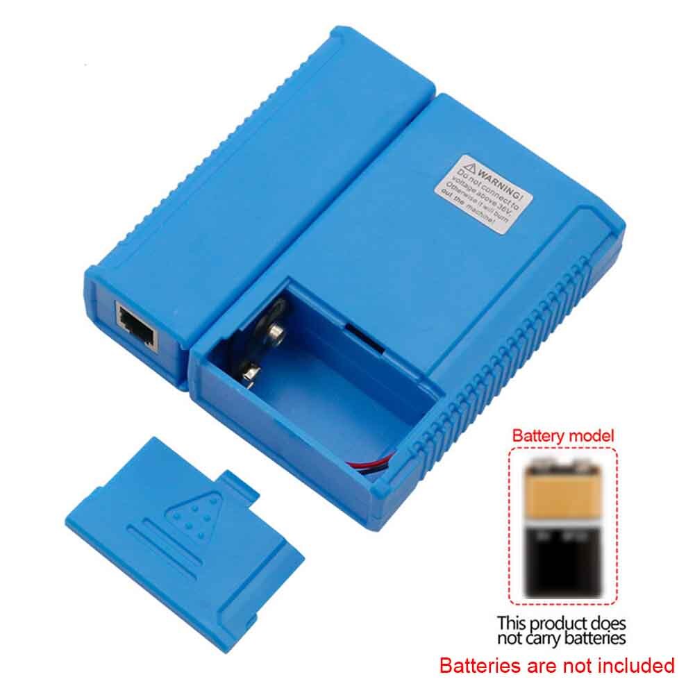 Wiring Problem Ethernet Lan Home Office Connection RJ45 RJ11 Battery Powered Circuits Detection Network Cable Tester Repair Tool