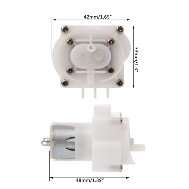 DC 5V Gear Pump Oil Pump Motor Self-priming Mini Water Pump with 1m Water Pipe