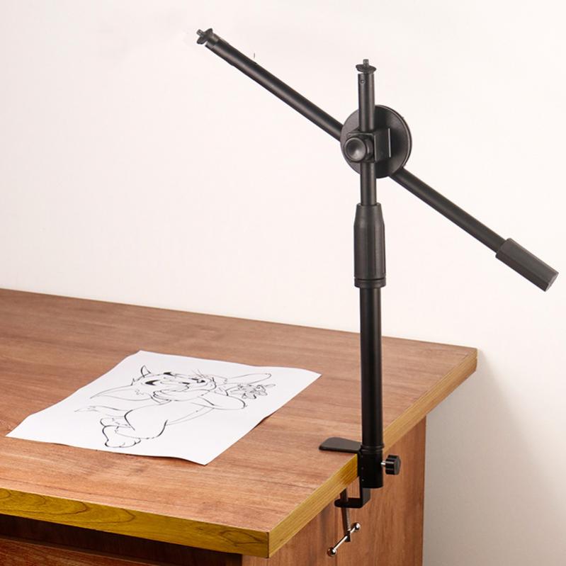 Microphone Stand Mic Stand Desk Microphone Bracket Phone Tripod Boom Arm Adjustable 3/8 1/4 Inch Screw Live Equipments