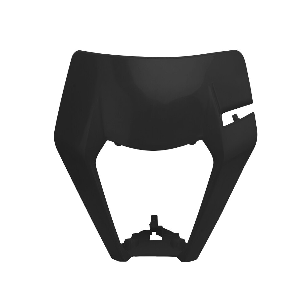 For KTM Headlight Plate EXC 300 Accessories Enduro Motorcycle Mask SX XC SXF EXCF 125-500 Universal Dirt Bike Motocross Headlamp: black