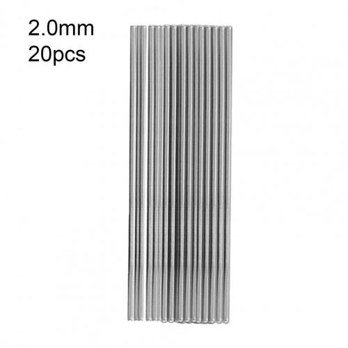Varillas de soldadura para radiador, herramientas de reparación de alta resistencia, baja temperatura, 1,6/2,0mm, 10/20/50 Uds.: 2mm 20pcs