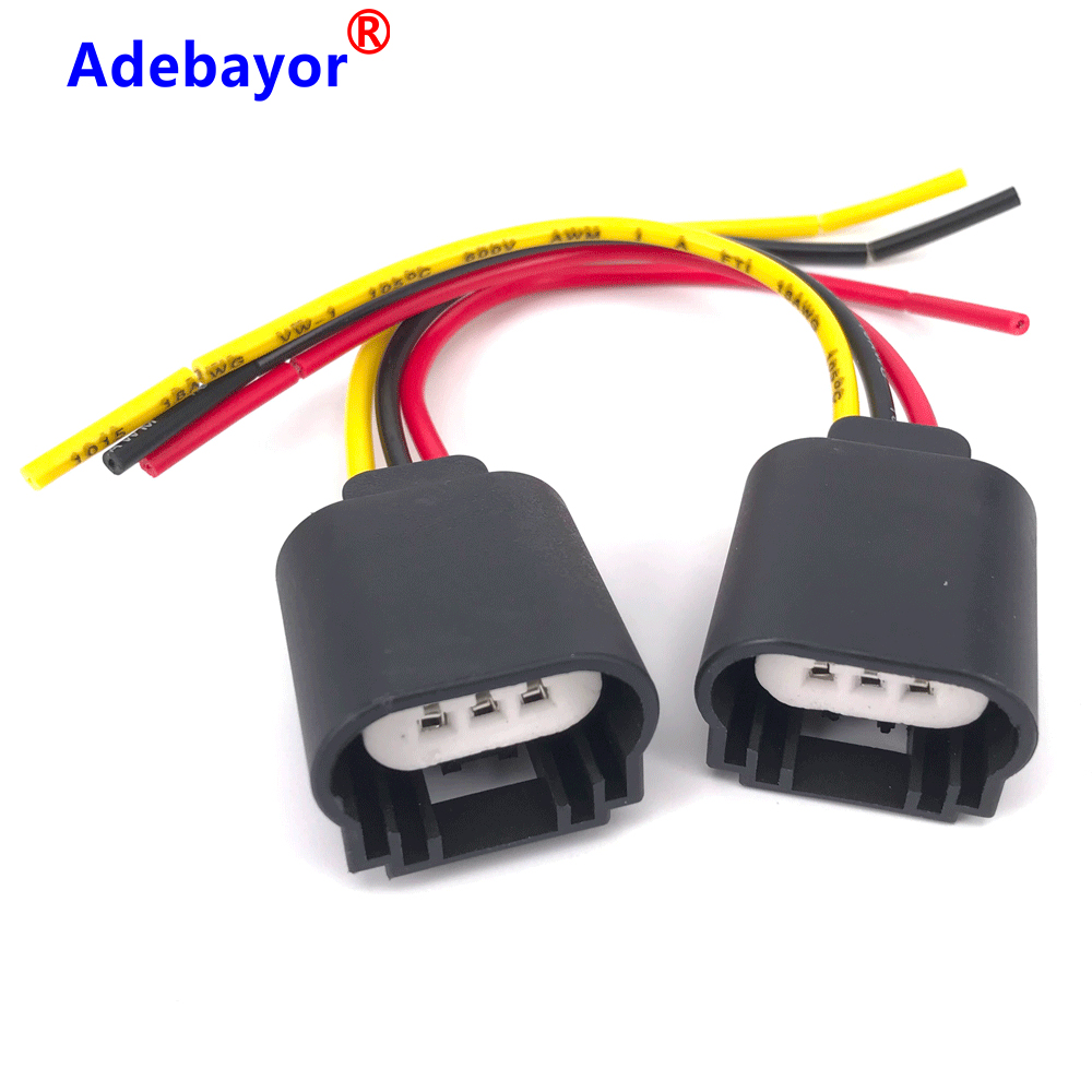 2x Stuks H13 9008 Koplamp auto accessor Extension Socket Connector Plug KERAMISCHE HITEMP auto licht