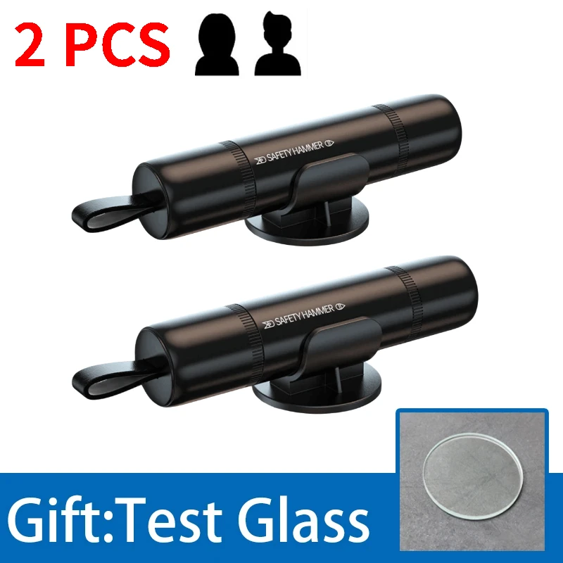 Emballage anglais complet pour grossiste Dropshipper 2 en 1, marteau de sécurité pour voiture, brise-verre d'urgence, outil de sauvetage pour couper la ceinture de sécurité: WHITE