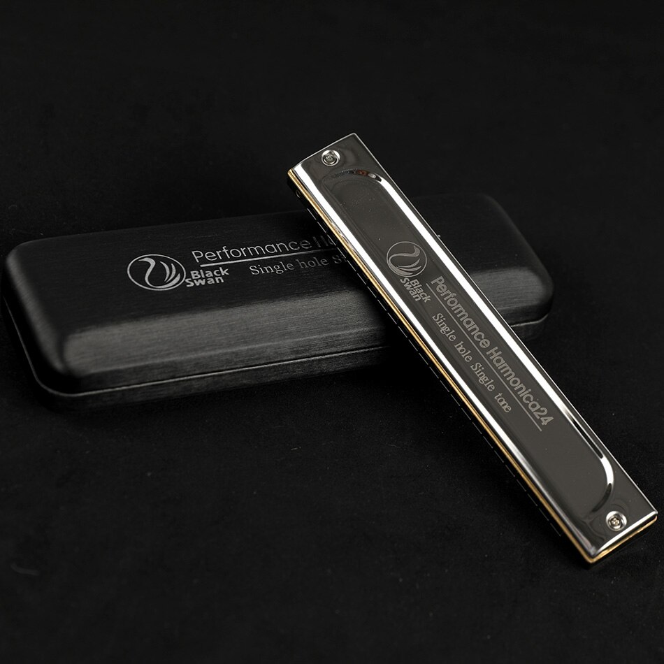 Harmonica Swan Harmonica 24 trous, haut de gamme, performance clé C, monotrou, monoton