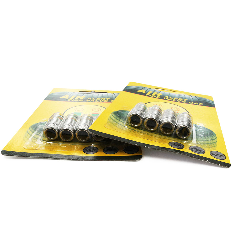 Bandenspanningsindicator Bandenspanningsmonitor Ventieldop Bandenspanningsmeter Indicator Band Waarschuwing Externe Klepdetectie