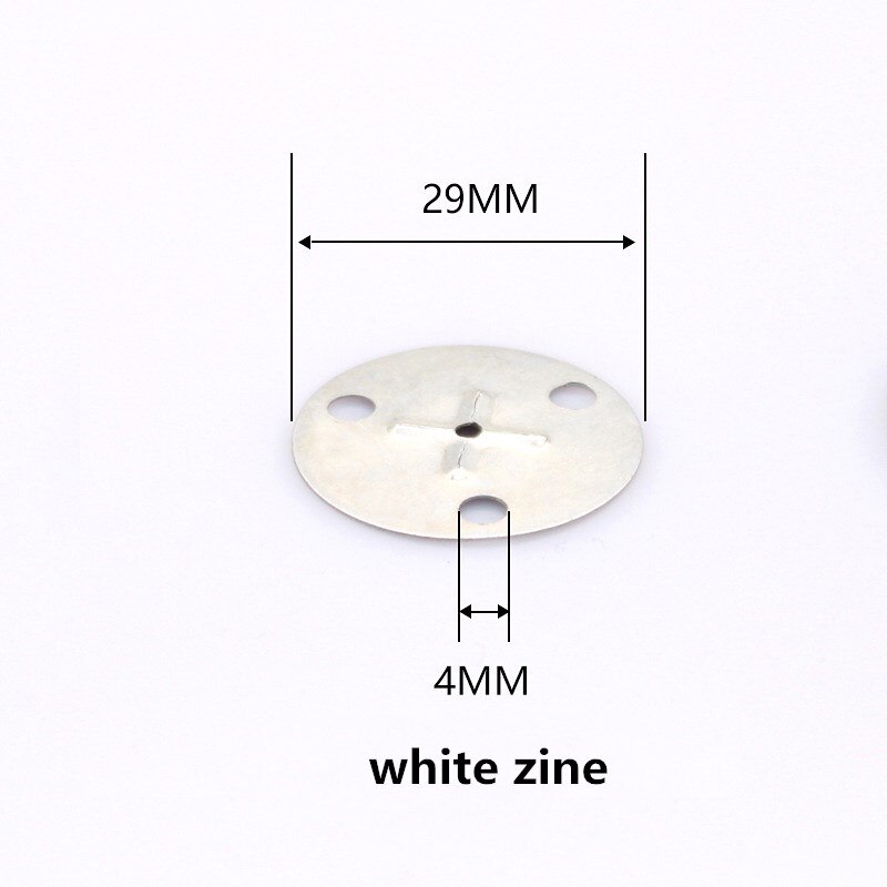 Clou de sauvetage antivol, chaussure à ongles, clou mural, pneu, clou percé, clou en béton, clou en fer, 20 pièces: White zine