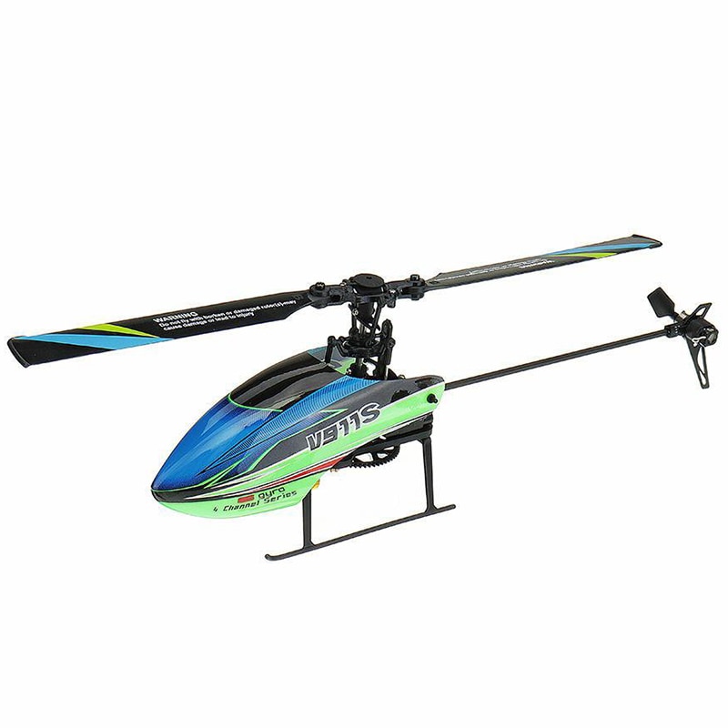 Wltoys V911S 2.4G 4CH 6-Aixs Gyro Flybarless Rc Helicopter Bnf Zonder Romote Controle