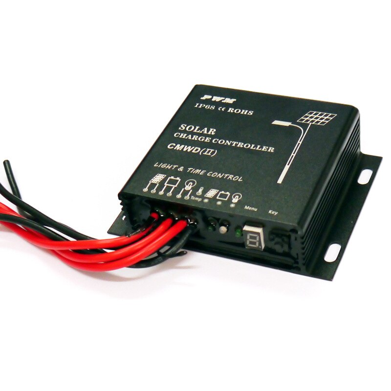 10A Solar Street Lamp Controller IP68 Waterproof 12V/24V Voltage Intelligent Charging Timing Controller