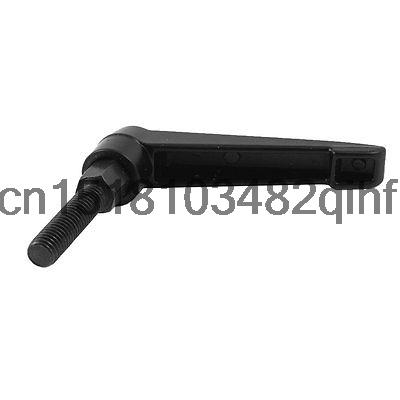 25mm Thread Length M6 Threaded Metal Adjustable Handle Black