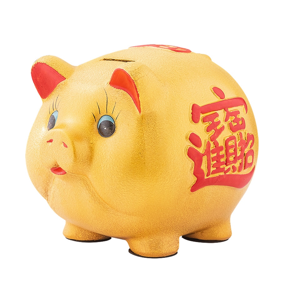 Chinesischen Traditionellen Keramik Sparschwein Gold Sparschwein für Kinder Tirelire Sparschwein Keramik Traditionellen Sparschwein Gold HH50QG