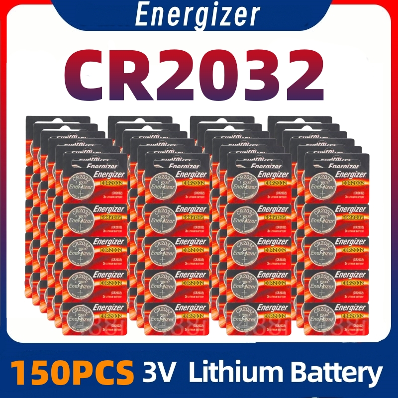10-100 pezzi CR2032 3v Batteria 100% originale Cr 2032 DL2032 BR2032 5004LC Batteria a bottone 3v Batteria al litio 2032 per orologi giocattoli: green