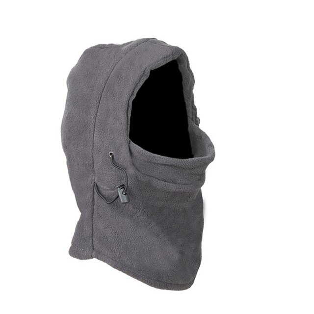 Nuovo berretto sportivo invernale copricapo da corsa all'aperto cappello in pile caldo sciarpa cappello da bici da sci da corsa caldo per uomo e donna: Dark gray - 1Pcs