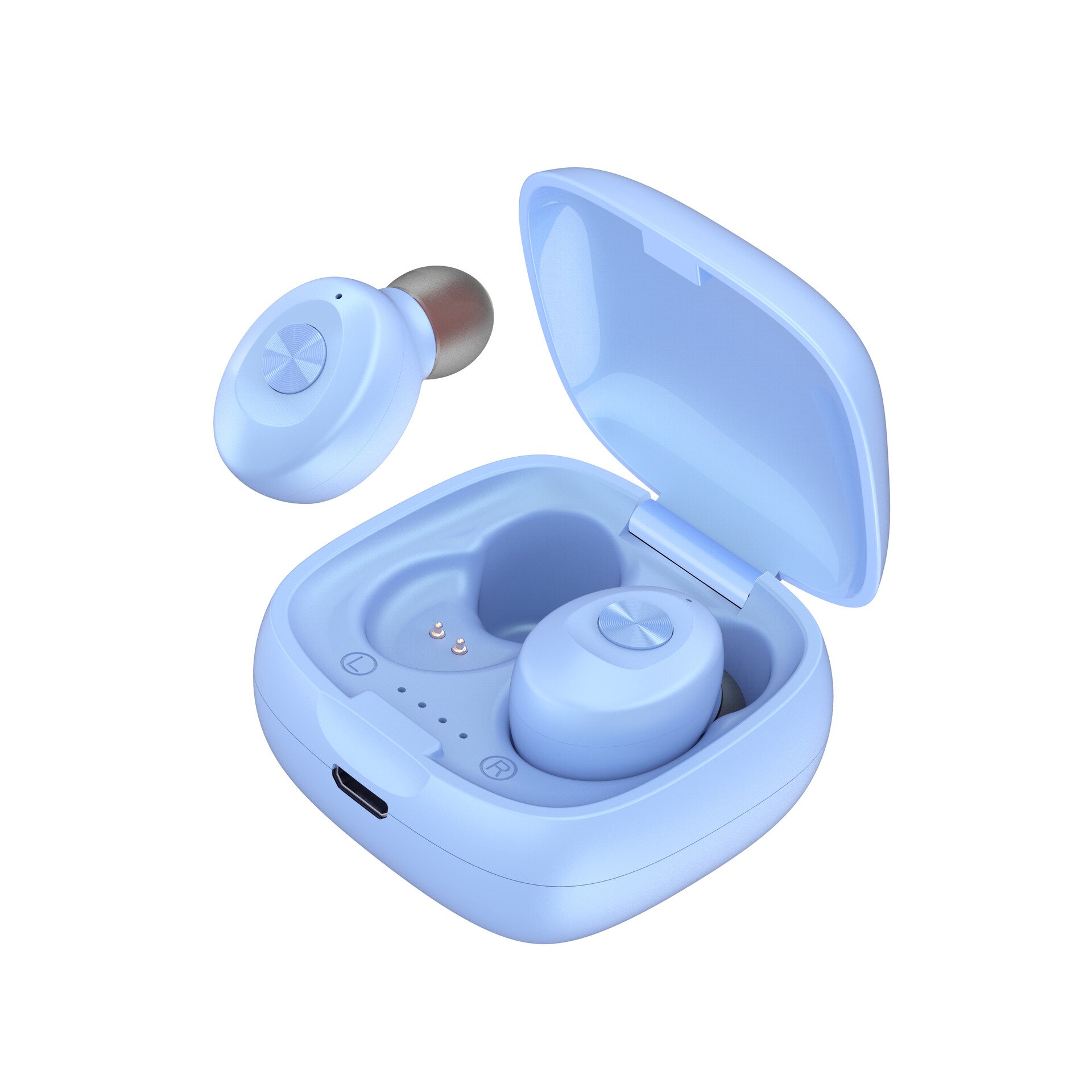 XG12 TWS Bluetooth 5.0 Earphone Stereo Wireless Earbus HIFI Sound Sport Earphones Handsfree Gaming Headset with Mic for Phone: XG12 blue