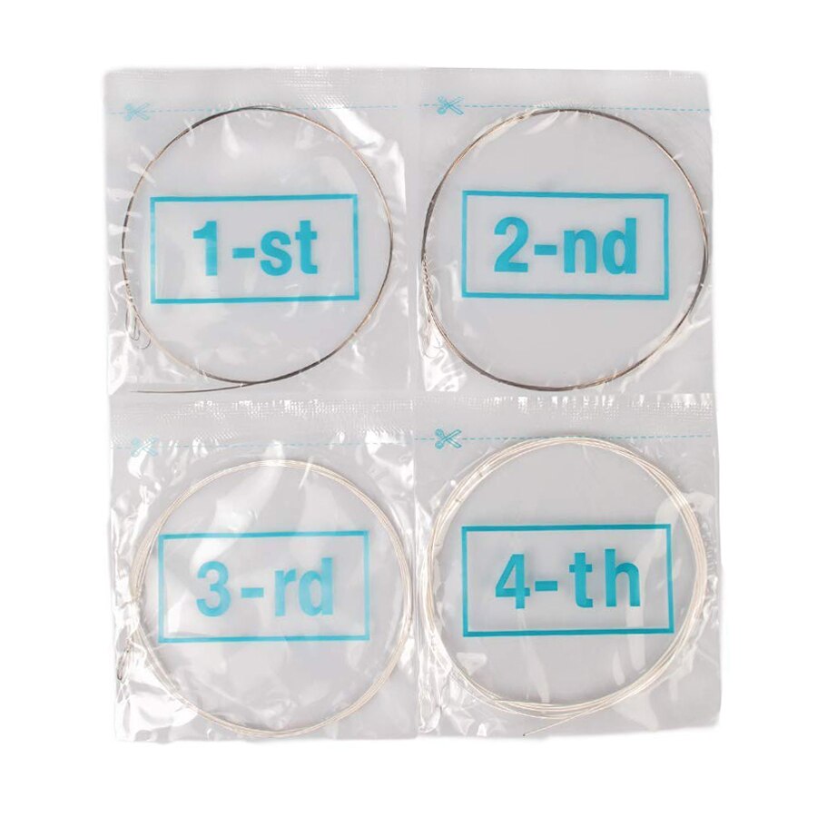 10Sets Alice Mandolin Strings Silver-Plated Copper Alloy Wound EADG AM03