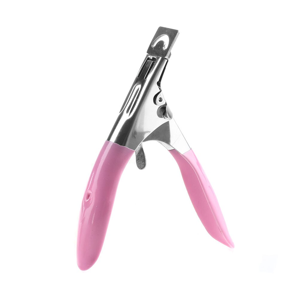 1Pc Stainless Steel Precision Toenail Clippers Cutter Nippers Trimmer for Thick Ingrown Toenails Scissors Manicure Pedicure Tool: Pink