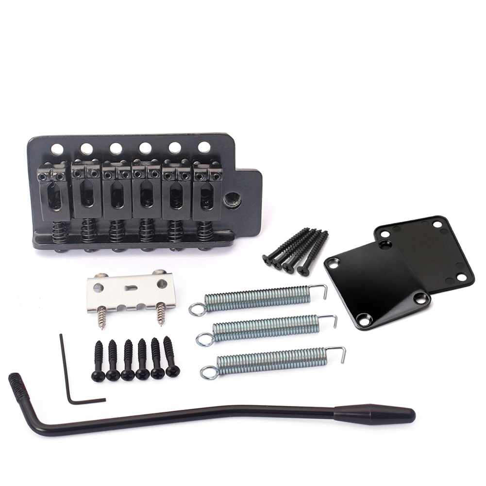 Electric Guitar Tremolo Bridge System with Neck Plate for Stratocaster Strat ST: Default Title