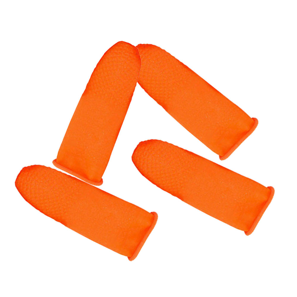 100 Stks/set Siliconen Vingers Caps Anti-Slip Vinger Protector Sleeve Cover Hittebestendige Vinger Cover Voor Barbecue Tool