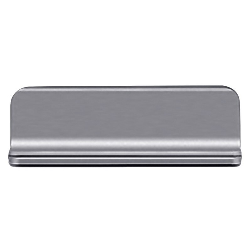 Verstelbare Laptop Stand Accessoires Notebook Houder Lichtmetalen Verticale Opslag Boek Tablet Staan Voor Macbook Pro Air Ipad Dell: Gray