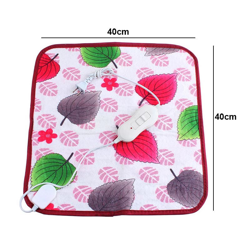 Almohadilla eléctrica de calor para perro y gato, manta con temperatura ajustable para cama de Mascota, calentador de conejito y gatito, 40x40cm, 20W, G10