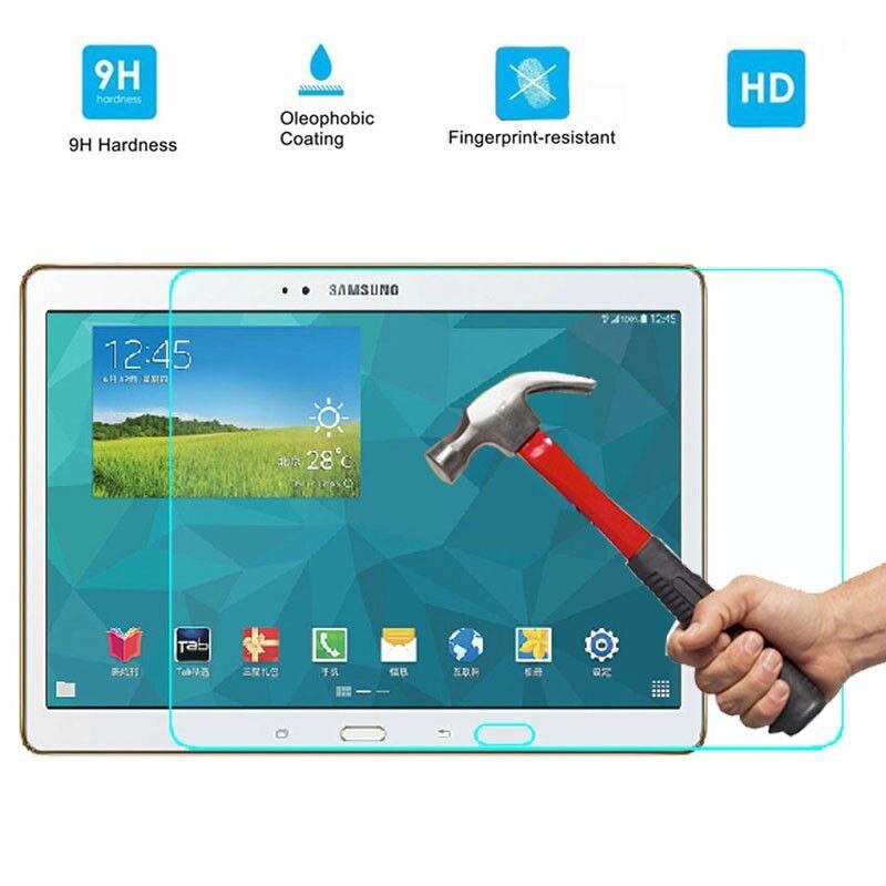 Voor samsung galaxy tab 4 10.1 inch  t530 t531 t535 sm-t530 t533 sm-t531 sm-t535 tab 4 tablethoes tablet holster leren hoes: Gehard glas
