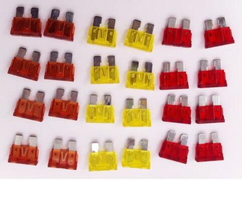 Standaard Blade Zekering kit 10 20 40 Amp voor Auto Vrachtwagen Suv MOTORFIETS 50 STKS