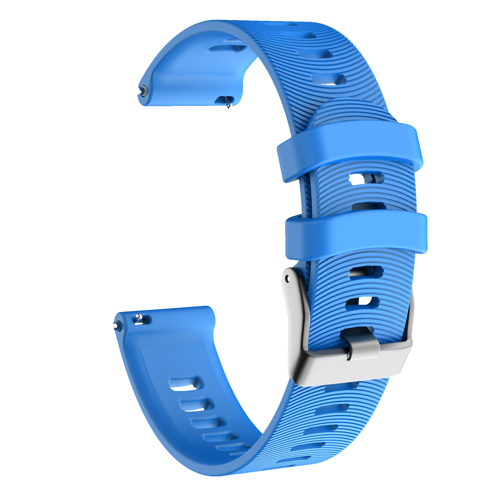 Correa de reloj de silicona deportiva de 20mm para Garmin Forerunner 245 245M 645 vibractive 3 pulsera inteligente correa de reloj pulsera colorida