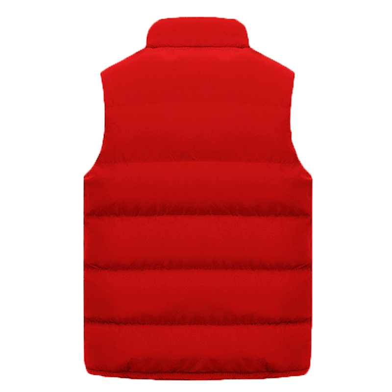 FGKKS 2023 invierno hombres chaleco Parkas algodón Casual sin mangas soporte ropa gruesa Color sólido chaleco chaqueta masculina