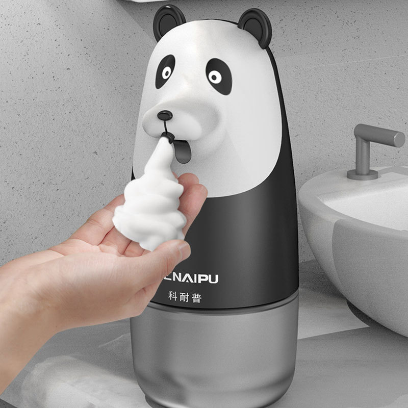 280ML automatyczny dozownik mydła w płynie panda bezdotykowy czujnik USB ładowanie podczerwieni indukcja Bashroom pianka ręka pralka narzędzia