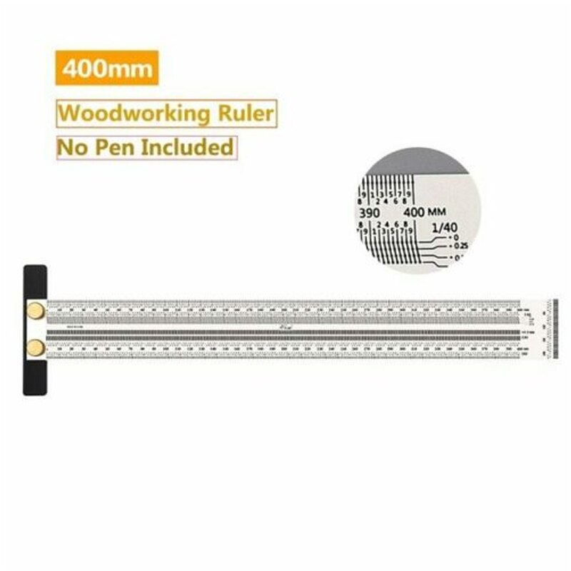 Stainless Steel Ultra Precision Marking Ruler Woodworking Scribing Angle Measuring Ruler Builders Craftsmen Measur Tool