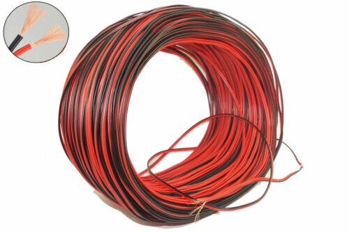 10Ft Flexible Cable GAUGE SUBWOOFER SPEAKER TWISTED CABLE WIRE 22AWG CAR AUDIO