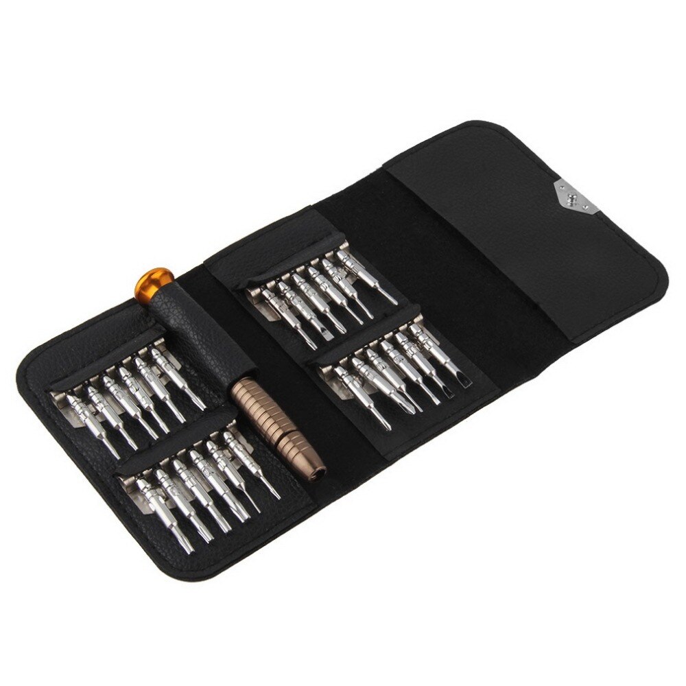 25 in 1 For iPhone Cellphone Tablet PC Repair Screwdriver Set Torx Herramientas Ferramentas Screwdriver Wallet Set Repair Tools