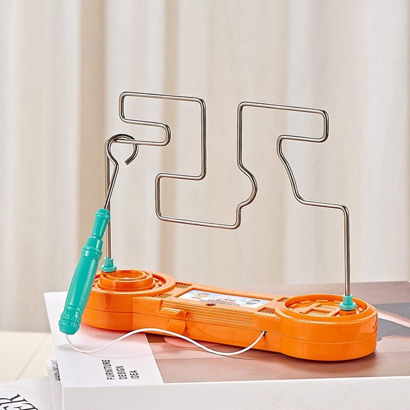 Bump Doolhof Speelgoed Elektrische Dont Buzz De Draad Game Classic Tafelblad Puzzel Game Retro Speelgoed Voor Familie Verzamelen