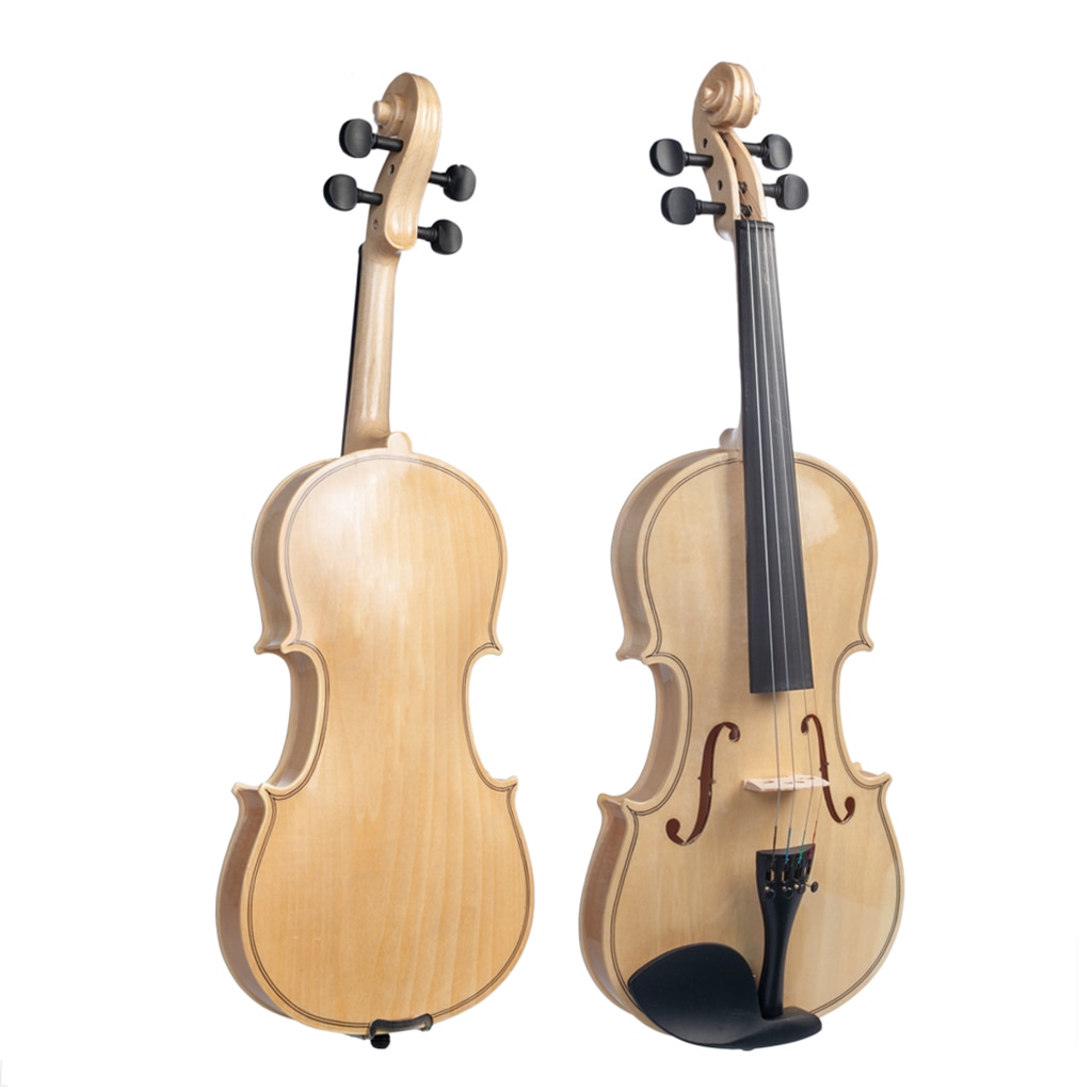 Exécution exquise violon acoustique de taille 4/4 avec étui de colophane d'arc de violon