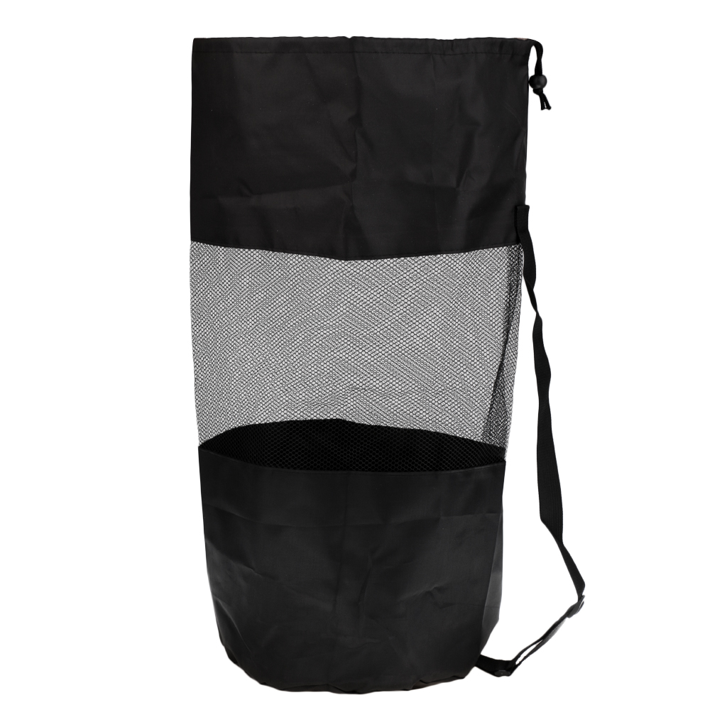 Sukelluslaukku vahva verkkokassi kassi kiristysnyörillä säilytyspussi sukeltamiseen snorkkeli uinti surffaus urheilu 62 x 25.8cm