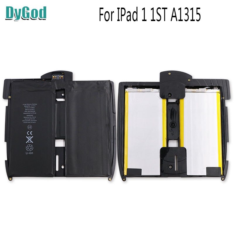 DyGod 5400mAh For iPad 1 1st Extreme Replacement Battery For iPad 1 1st A1315 A1219 A1337 Laptop Batteries