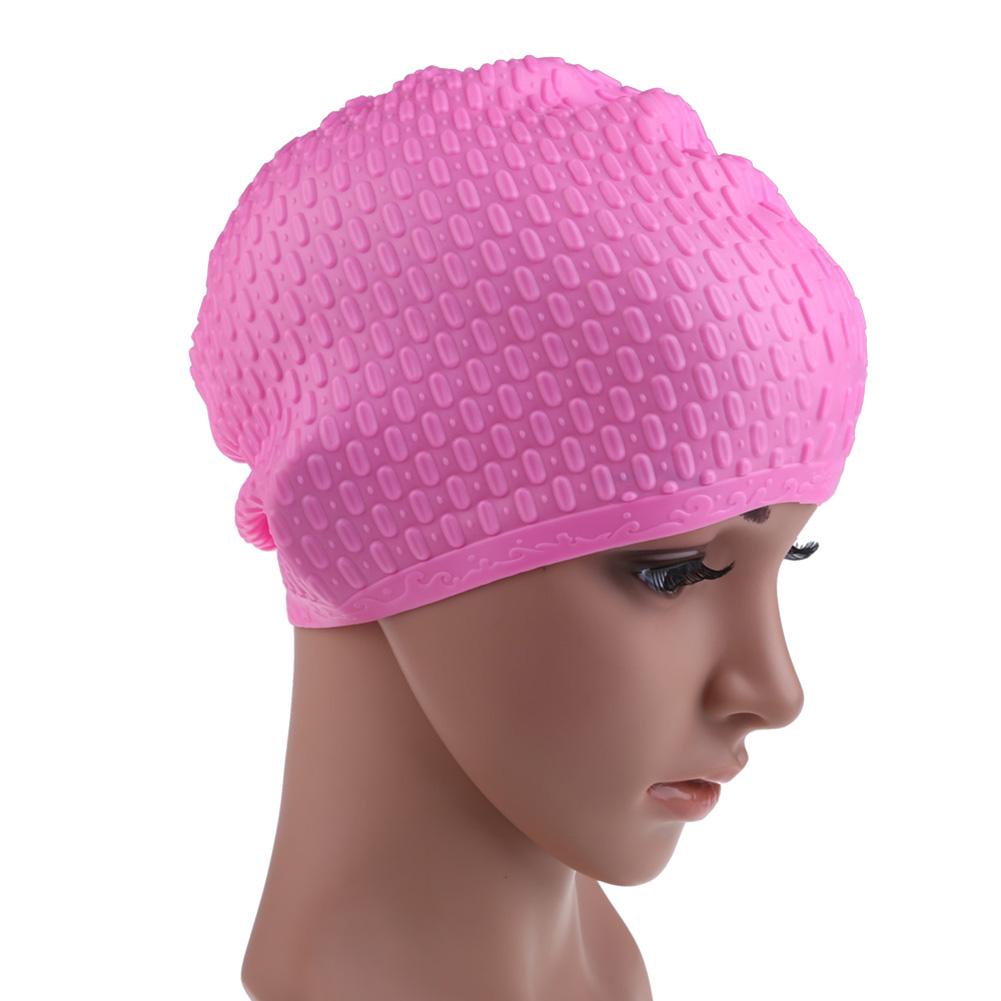 Siliconen Waterdicht Zwemmen Caps Beschermen Oren Lange Haar Sport Zwemmen Zwembad Hoed Badmuts Gratis Grootte Voor Mannen & Vrouwen volwassenen